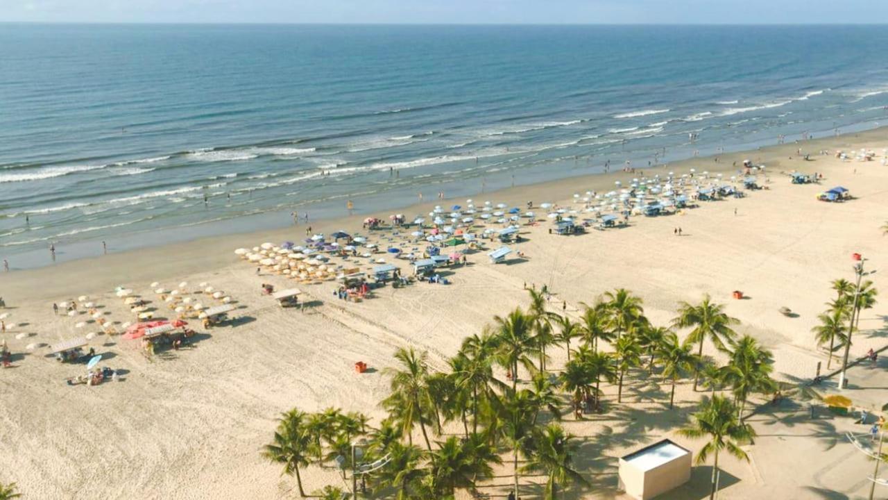 Lindo Alugar Na Grande Pe Na Areia Frente Ao Mar Apartment Praia Grande (Santos)