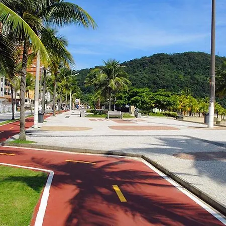 Lindo Apartamento Para Alugar Na Praia Grande Pe Na Areia Frente Ao Mar Exterior photo