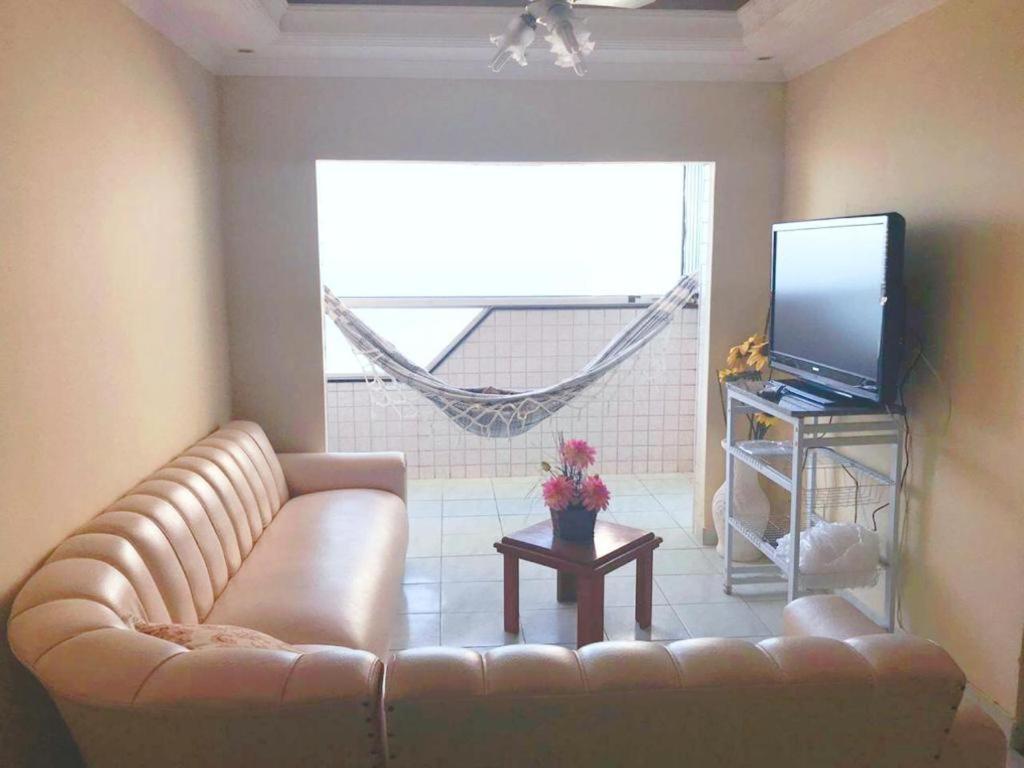 公寓 Lindo Alugar Na Grande Pe Na Areia Frente Ao Mar Praia Grande (Santos)